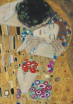 Gustav Klimt poster - De Kus - The Kiss - kunst - 50 x 70 cm
