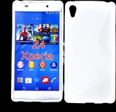 Sony Xperia Z4 Silicone Case s-style hoesje Wit