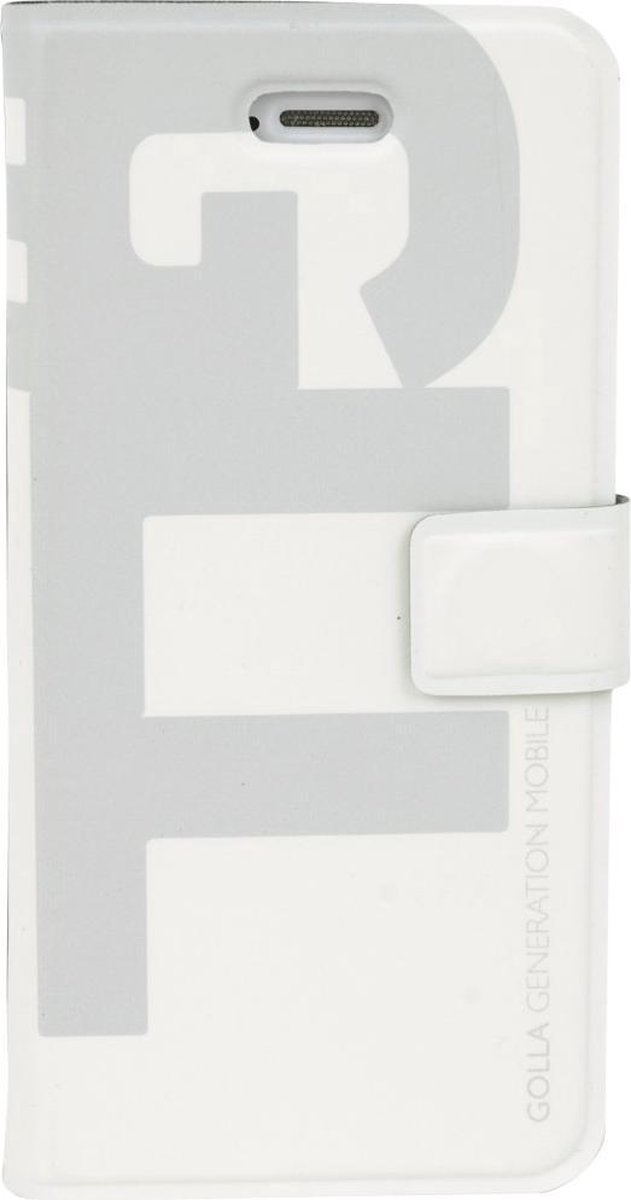 Golla iPhone 5/5S Slim folder Carlos G1493 White