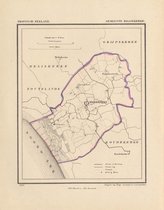 Historische kaart, plattegrond van gemeente Biggekerke in Zeeland uit 1867 door Kuyper van Kaartcadeau.com