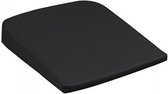 Jobri - Zitwig Wedge - zwart - 41 x 43 x 8-3 cm - zacht