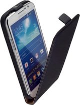 Lelycase Lederen Zwart Flip Case Cover Hoesje Samsung Galaxy Grand 2 G7100 / G7102