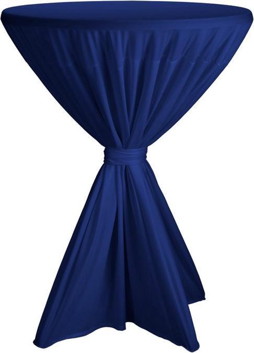 Statafelrok Fiesta - 80-90cm - Knitted 140gr/m2 (100% Polyester) - Blauw