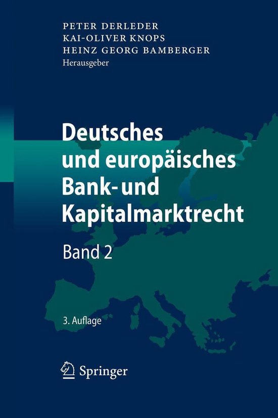 Deutsches und europäisches Bank- und Kapitalmarktrecht - cover