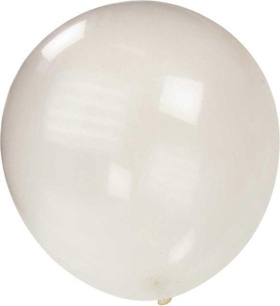 2x Topballon Transparant  90 cm