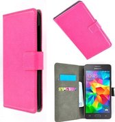 Samsung Galaxy Grand Max Wallet Bookcase hoesje Roze