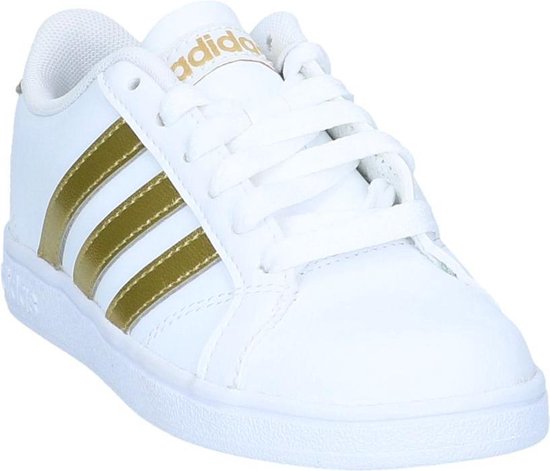 Witte adidas Sneakers Gouden Strepen Baseline K | bol.com