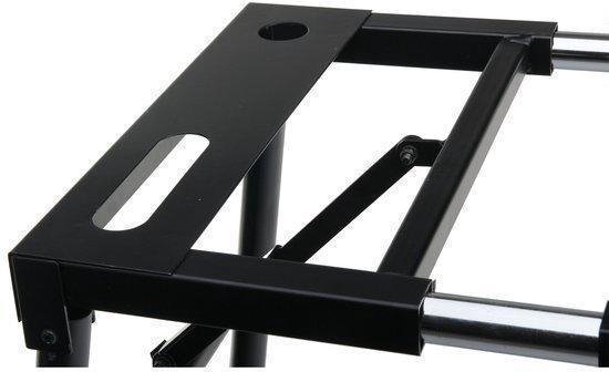 Classic Cantabile X-Keyboardstandaard (5-voudig in hoogte verstelbaar, inklapbaar, demontabel, stabiel) wit