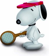 Peanuts - figuurtje Snoopy speelt tennis - 5 cm hoog