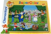 Geronimo Stilton Super Color puzzel - Picknick - 250 stukjes