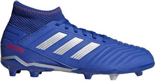 adidas adidas Predator 9.3 FG Sportschoenen - Maat 33.5 - Unisex - blauw/zilver/rood  | bol.com