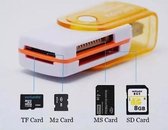 Multifunctionele SD kaart lezer USB stick, leest micro SD, SD, MS kaart, M2 kaart | Connection Kit|USB 2.0 | Adapter