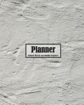 Planner Undated Weekly and Monthly Organizer