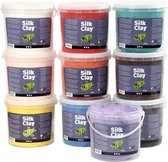 Silk Clay, kleuren assorti, 10x650 gr