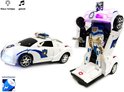 Politie Robot Car 2 in 1 robot en auto | Pioneer