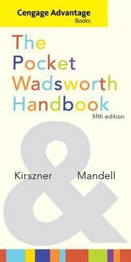 Cengage Advantage Books: The Pocket Wadsworth Handbook - cover