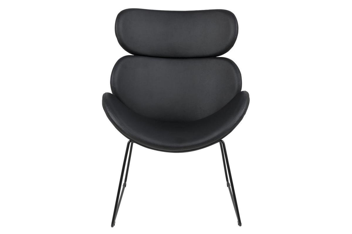 Giga Living Fauteuil Bjorli - Zwart Stof - 78,5x69x90,5cm