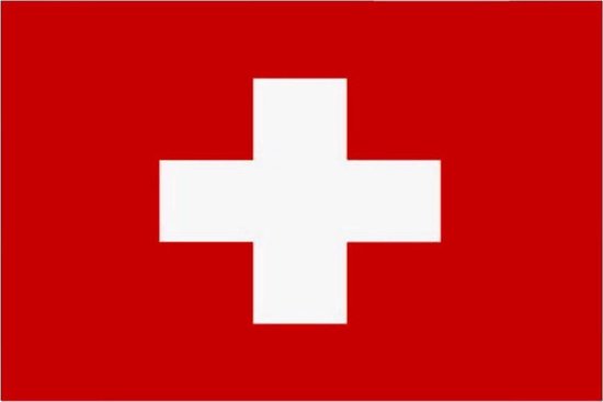 Vlag Zwitserland  90 x 150 cm