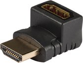 HDMI 270 haaks adapter HDMI -connector - HDMI -ingang 1 stuk grijs