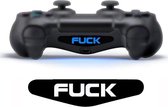 F*ck – lightbar sticker geschikt voor PlayStation 4 PS4 controller – 1 stuks