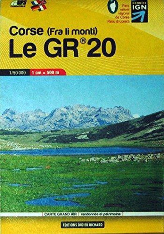 Libris Wandelkaart 20 Corse 1 : 50 000 (poche) - cover