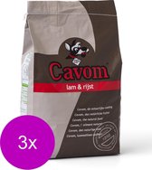 Cavom Compleet Adult - Lam & Rijst - Hondenvoer - 3 x 5 kg