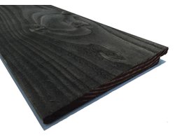 Intergard Douglas Zweeds rabat potdekselplanken zwart 300cm (10/24x195mm)