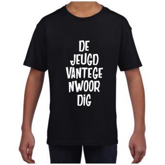 discretie duisternis barrière T-shirt De jeugd van tegenwoordig TKM 104/110 zwart | bol