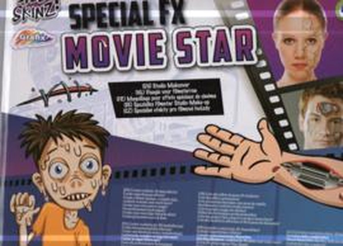 Visage set - Halloween - Filmsterren - Schminkset - Kinderfeestjes - Coole huideffecten — afbeelding 3