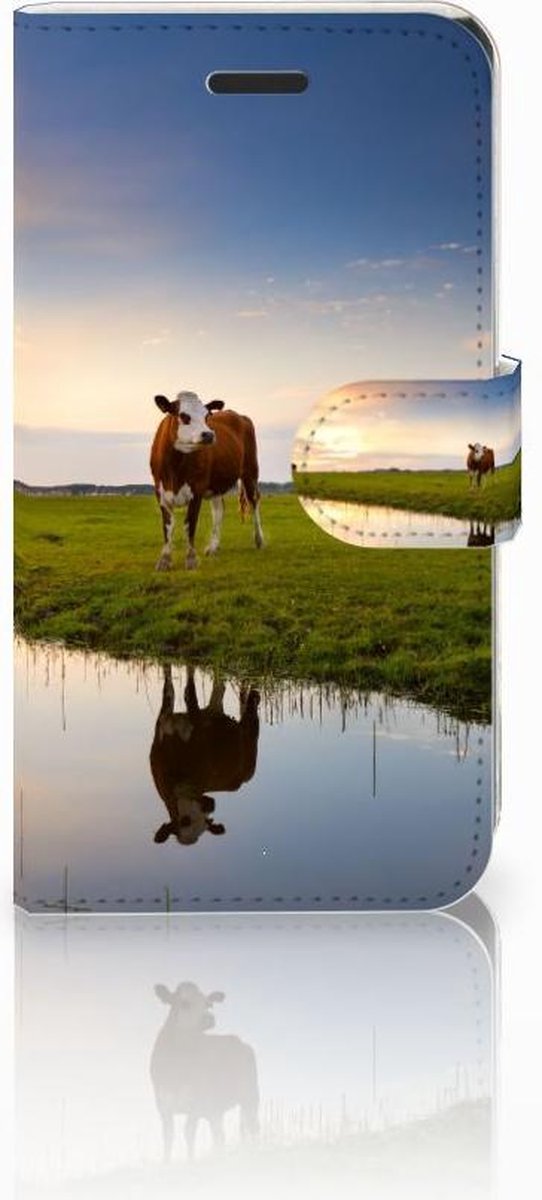 Samsung Galaxy Xcover 3 | Xcover 3 VE Telefoonhoesje met Pasjes Koe