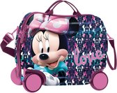 Disney Minnie Mouse Reiskoffer - 40 x 32 x 20 cm - Paars/Blauw