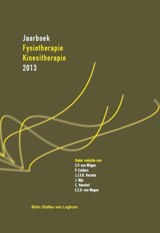 Cover van het boek 'Jaarboek fysiotherapie kinesitherapie  / 2013'