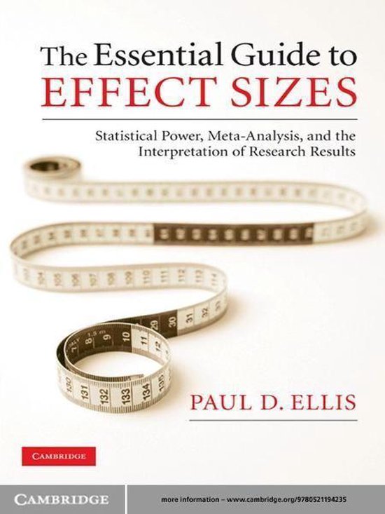 The Essential Guide to Effect Sizes - cover
