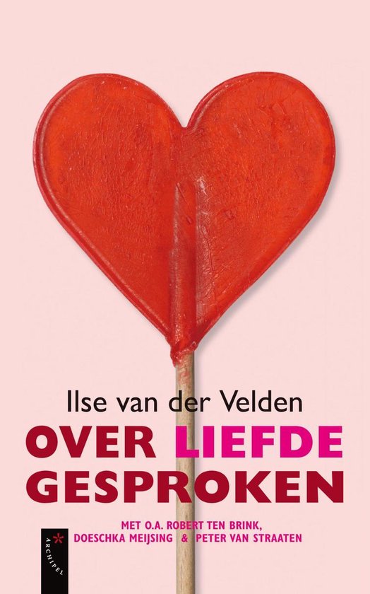 Cover van het boek 'Over de liefde gesproken' van I. van der Velden