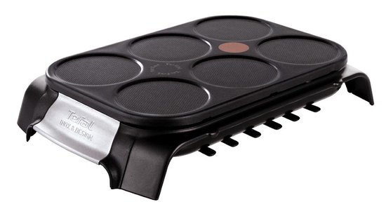 Tefal Crep'party Inox & Design - Pannekoekenplaat - 6 personen | bol.com