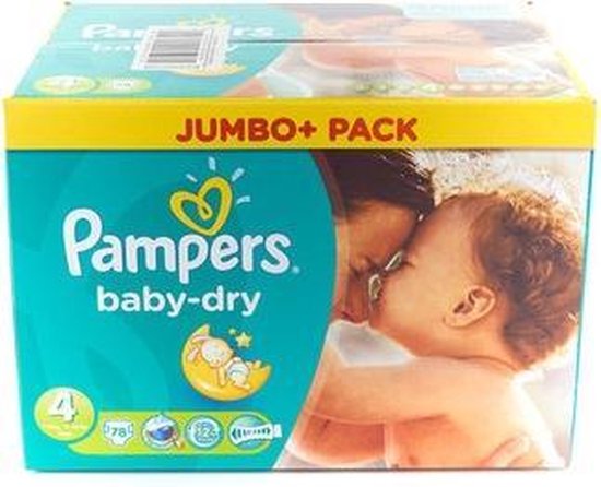Pampers - Baby dry - Maat 4 - 78 stuks