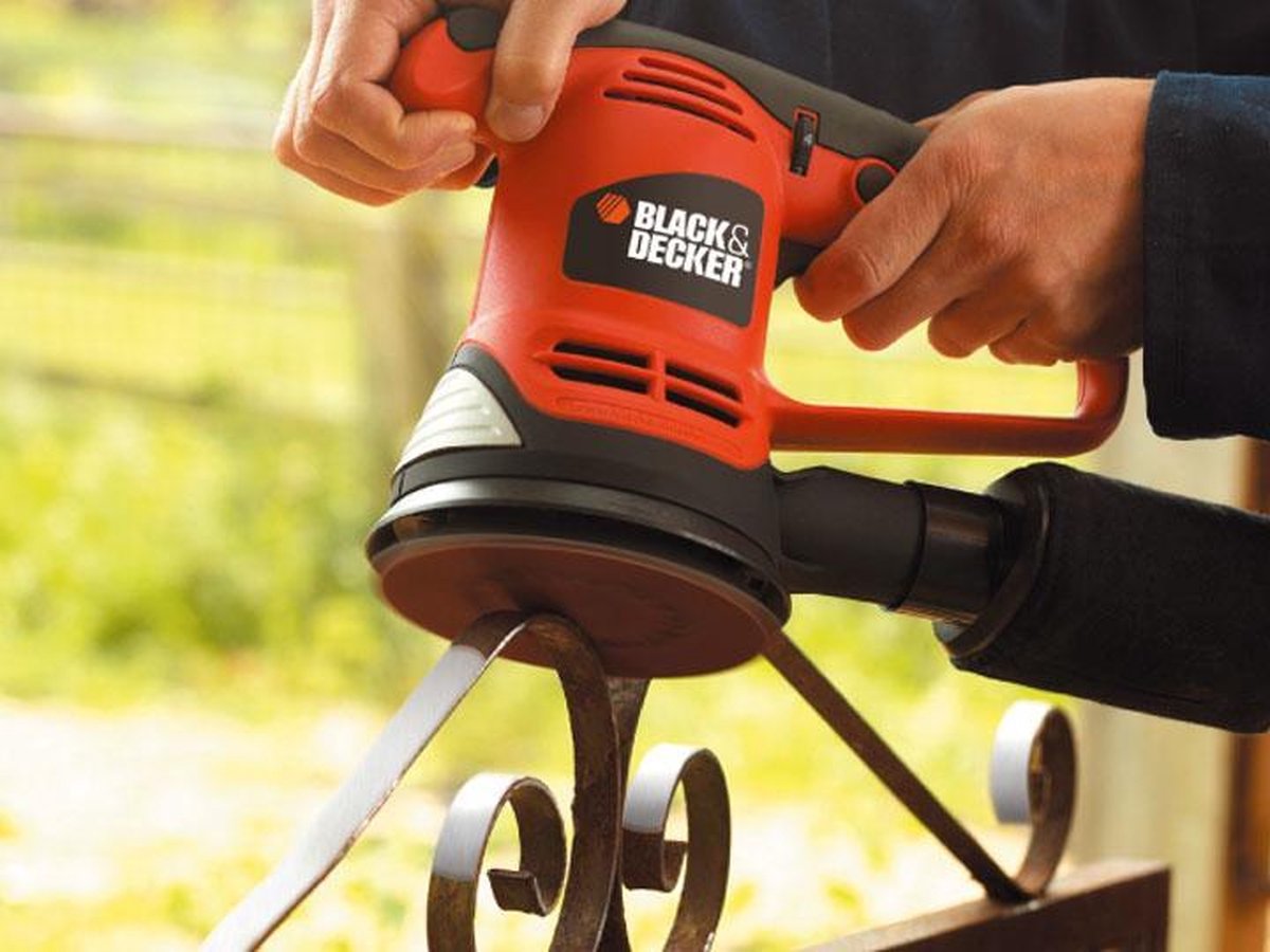 BLACK+DECKER 480W excentrische schuurmachine - KA191EK-QS – foto 7