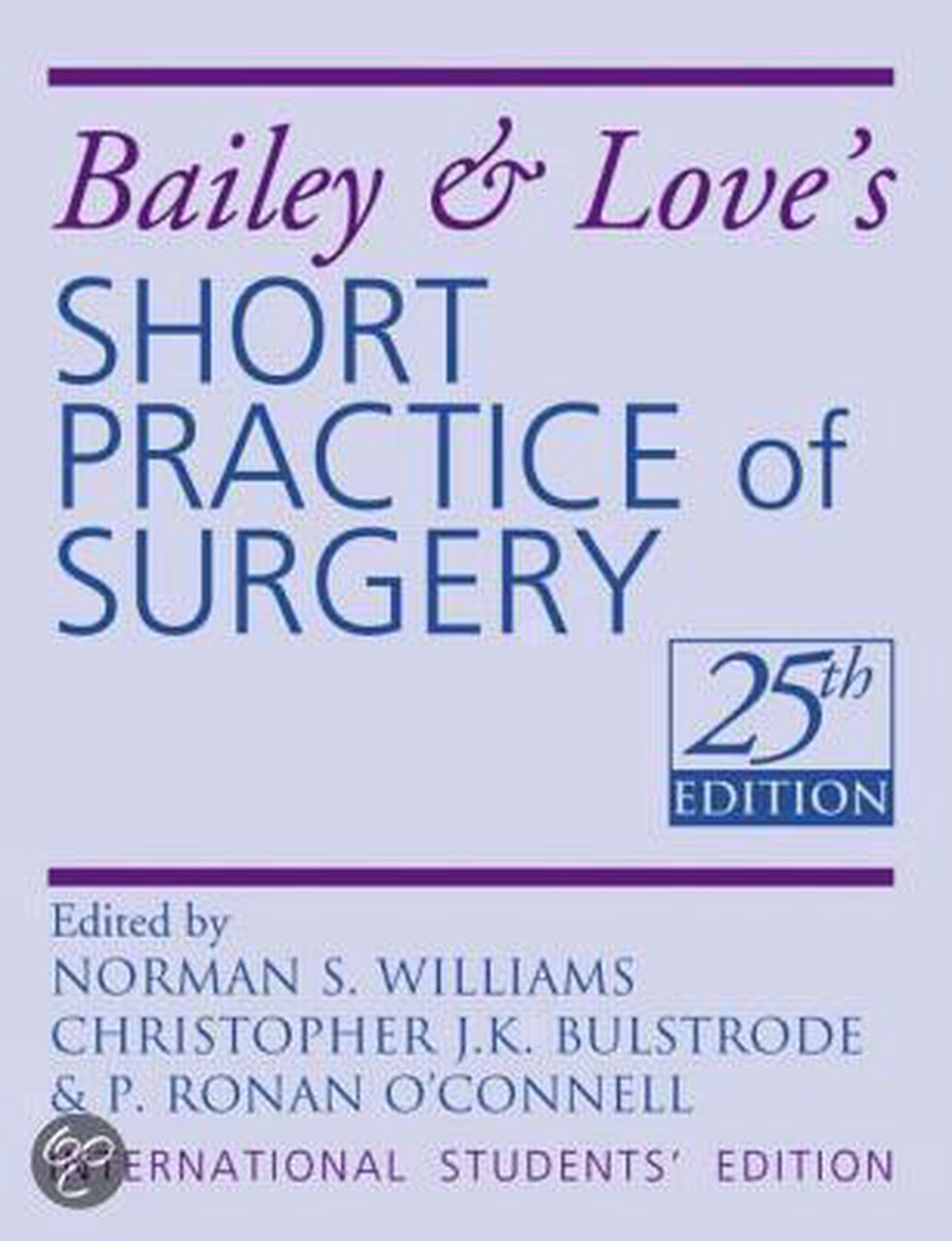 Bailey & Love's Short Practice of Surgery 25th Edition main product image