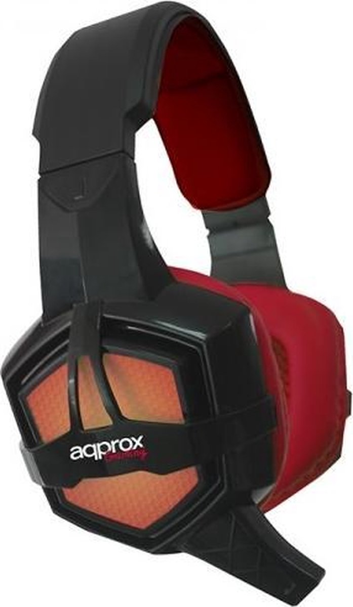 Approx appGH10 2x 3.5 mm Stereofonisch Hoofdband Zwart, Rood hoofdtelefoon