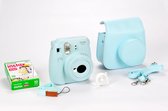 Fujifilm Instax Mini 9 - Incl. instax Film Mini 10st + Case - Ice Blue