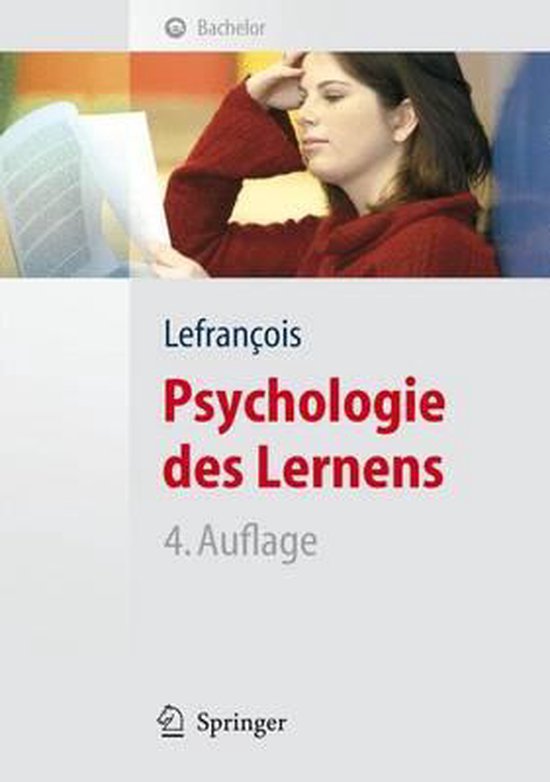 Psychologie Des Lernens - cover