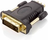 Equip 118908 tussenstuk voor kabels DVI (24+1) HDMI A Zwart