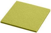 Daff Onderzetter - Vilt - Vierkant - 10 x 10 cm - Moss mel. - Groen
