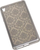 Zilver Brocant TPU back cover hoesje voor Sony Xperia E5