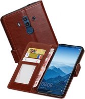 Huawei Mate 10 Pro Portemonnee hoesje booktype wallet Bruin