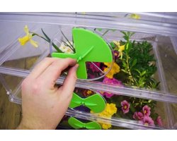 Propagator Vitopod 100W Verwarmde kweekbak Verwarmd met geïntegreerde groeilampen en thermostaat - 54 cm hoog