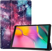 Tablet2you - Samsung Galaxy Tab A 2019 - Smart cover- Hoes - Milkey Way - T510 - T515 - 10.1