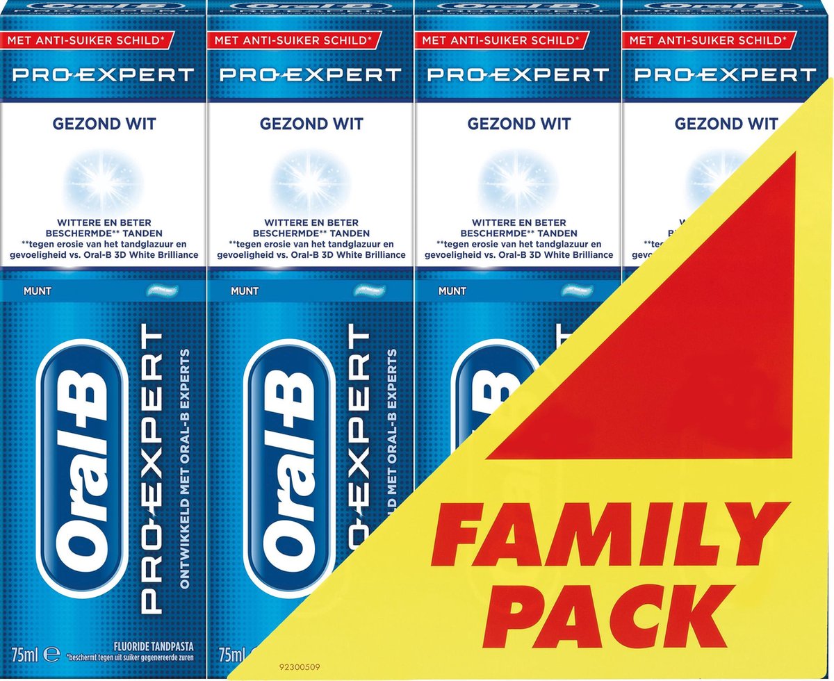 Oral-B Promo pack: Pro-Expert Gezond Wit 4 CNT