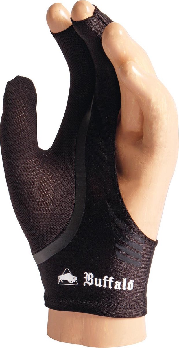 Buffalo Reversible biljarthandschoen zwart/zwart L — afbeelding 2