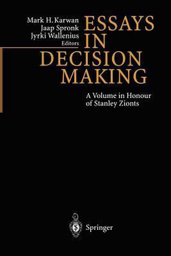 Essays in Decision Making
